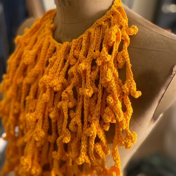 Crochet 🧶 handmade in Panama 🇵🇦 necklace - Picture 3 of 4